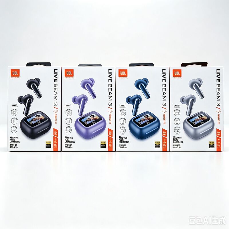 Cross-border Huaqiangbei new model Bluetooth earphones with touch screen, dual-mic ANC noise reduction, suitable for LIVE BEAM3, vibrant colors Cross-border Huaqiangbei new model Bluetooth earphones with touch screen, dual-mic ANC noise reduction, suitable for LIVE BEAM3, vibrant colors