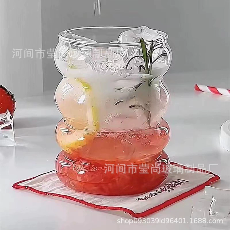 Ins чашка гусеницы чашка облака чашка высокой красоты кофейная чашка Милая чашка для воды Термостойкое стекло Бытовая чашка для молока