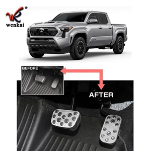 Suitable for 24 Toyota TACOMA modified accelerator rest pedal anti-skid brake stickers for interior