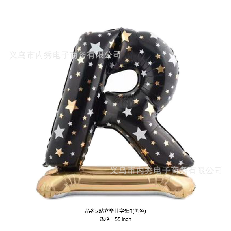 fiesta de graduación de la escuela para tomar fotos de fondo gran sombrero de graduación 4D estereoscópico de pie GRAD oso doctor base globo