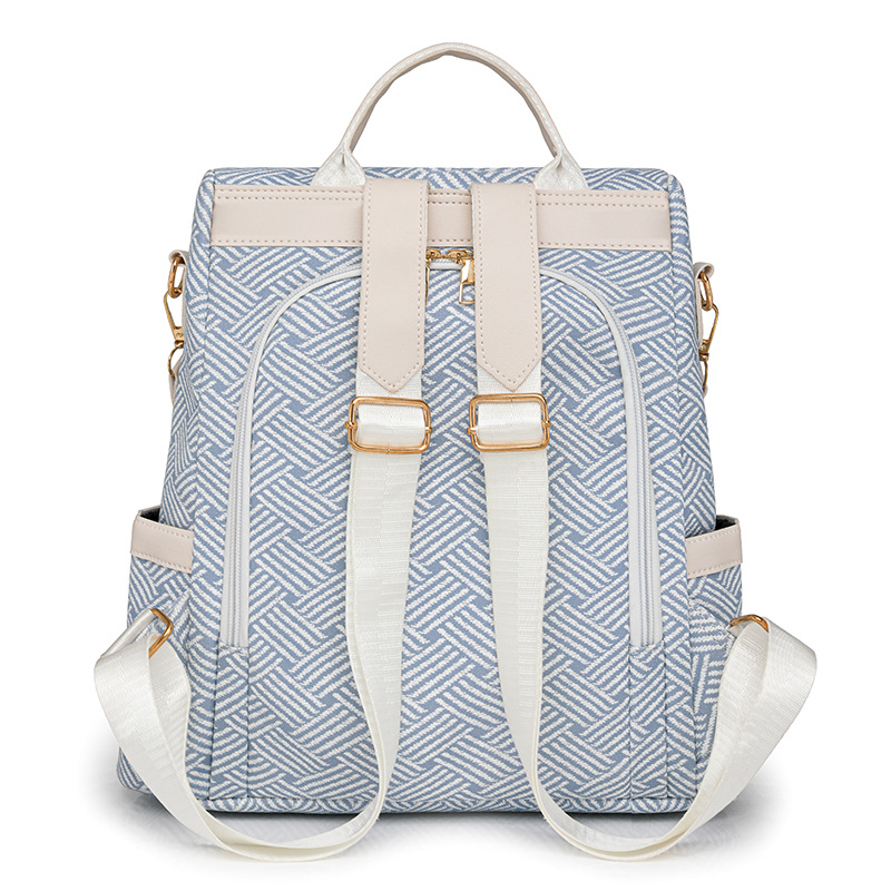 Mochila antirrobo multiusos para mujer 2024 nueva mochila de moda para mujer bolso de hombro de gran capacidad ligero y versátil