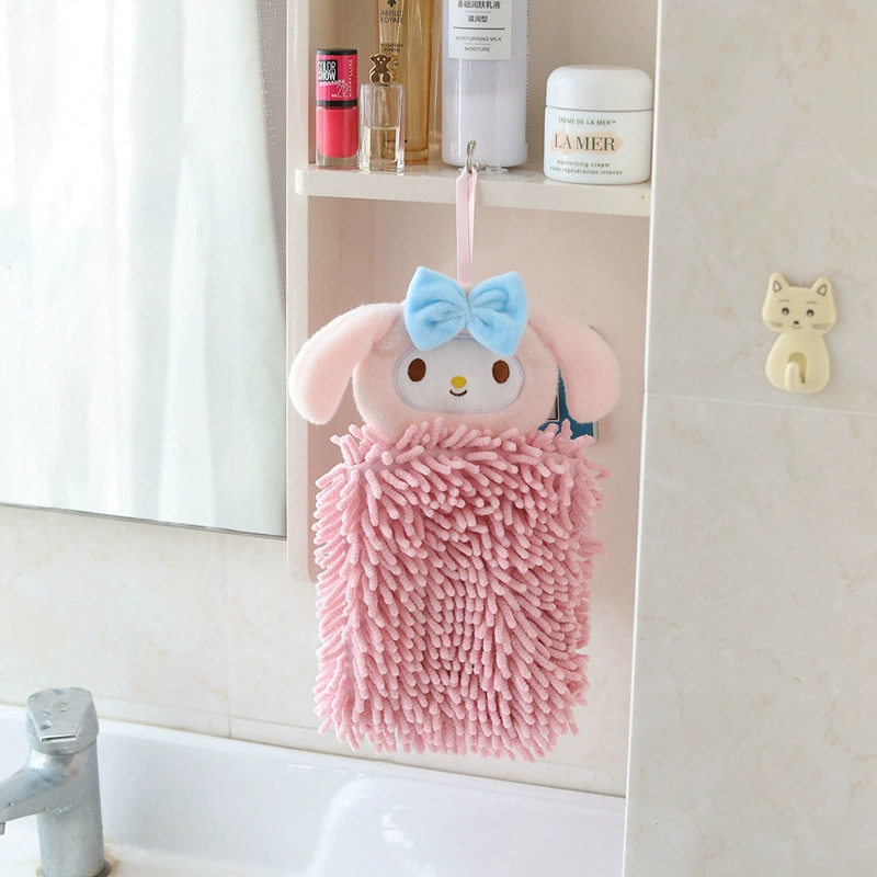 Мультяшная симпатичная собачка Cuolomi Yumani Meladiti Snowy кухонное полотенце для впитывания воды, может висеть на руке как шарф