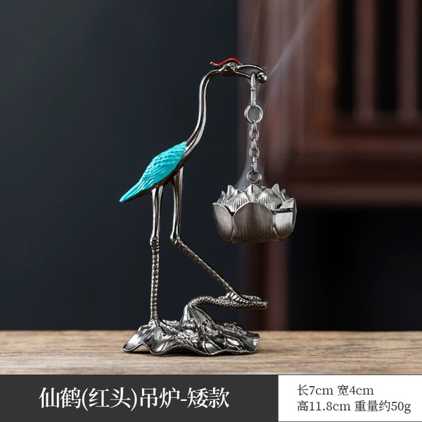 Height 12cm-Red-crowned Crane [Bubble Bag]