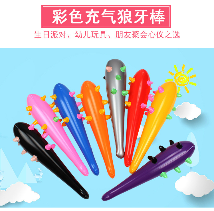 Children's Toys Inflatable Hammer Baseball Bat Big Spiked Club Small Spiked Club Activity Props Christmas Hot Products display picture 13