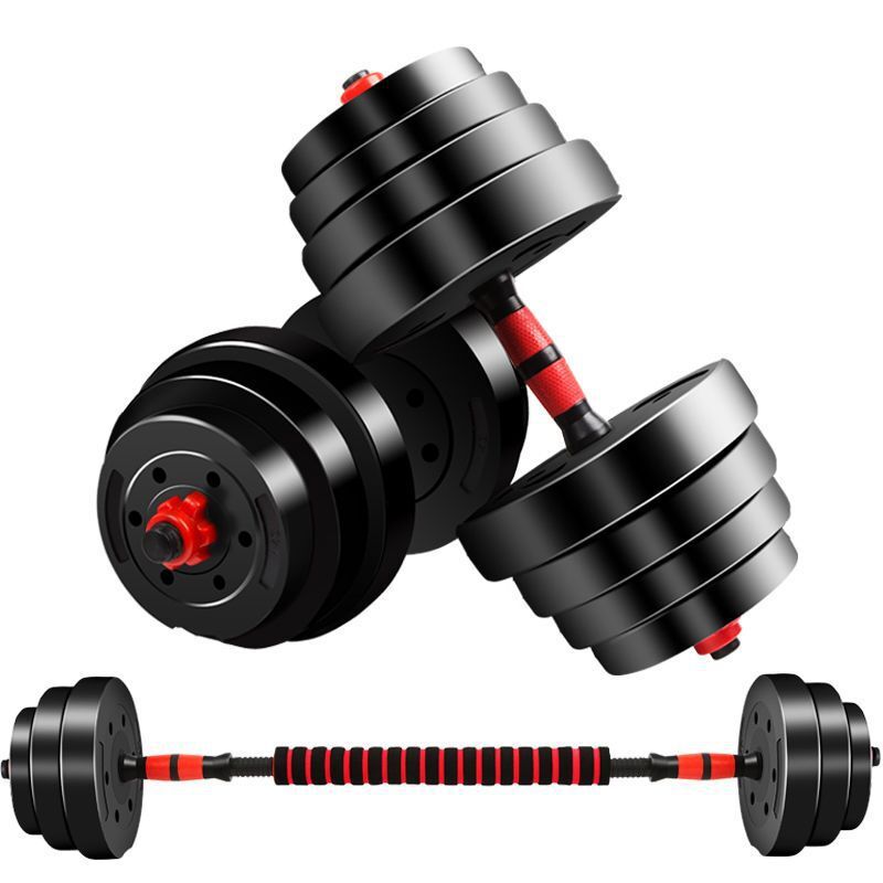 Dumbbell Men's Home Fitness Dumbbell Equipment 15kg 20kg Adjustable Removable Barbell Set for Exercise