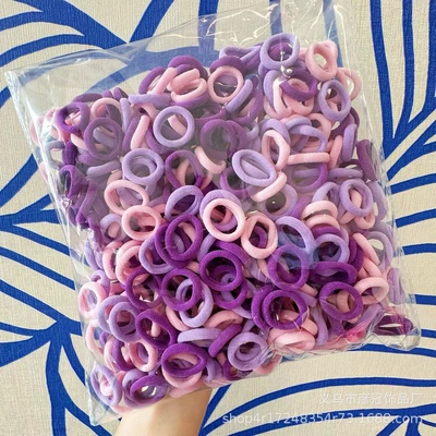 Girls' Head Rope, Saç üçün rezinlər - 5purple-500-pieces-in-bag