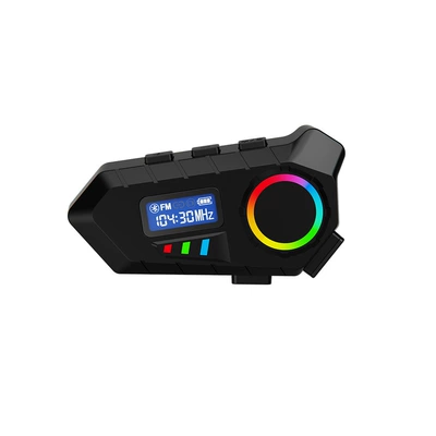 In-stock Y30 motorcycle helmet sports Bluetooth headset for riding, multi-device smart real-time intercom, noise reduction, waterproof (Motorcycle Helmet Headset) - black-hard-label