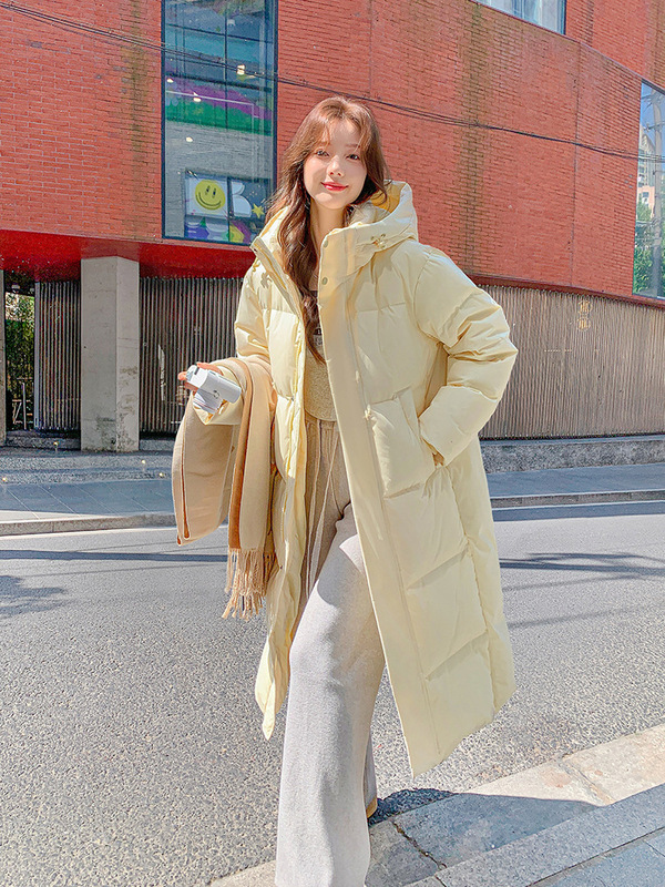 MM明摩长款羽绒服女超长过膝2025年新款加厚宽松情侣冬季女装外套|undefined