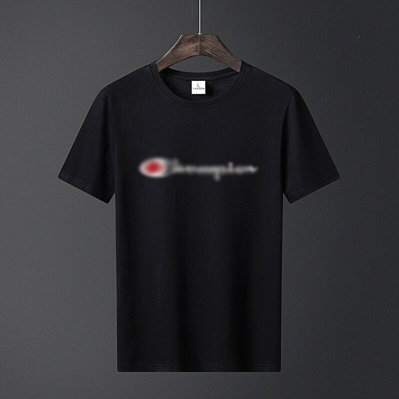 2026 Summer New Solid Color Men's Pullover T-Shirt Youth Round Neck Casual Loose Short-Sleeved Cotton T-Shirt