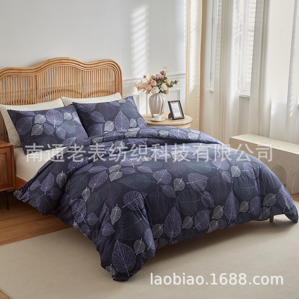 Viejos relojes proveedores transfronterizos de ropa de cama graffiti plantas hojas flores geometría cuadrilátero rayas triángulo kit