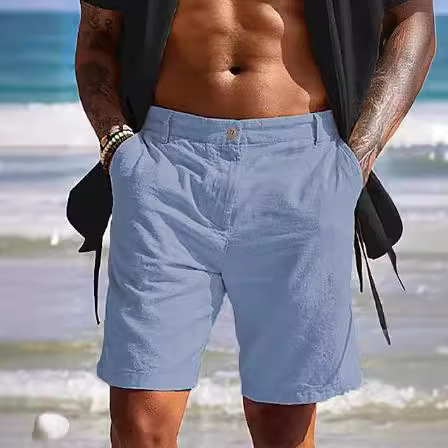 Men's Beach Shorts Pocket Comfortable Breathable Fashion - Picture 5 of 30