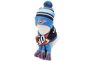 Source Factory Direct Supply of All Kinds of Logo Jacquard Football Knitted Scarf Hat Kit Fan Scarf Hat Kit