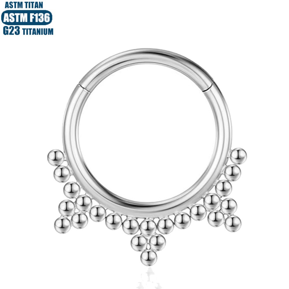 16G labret stud size and finish detail