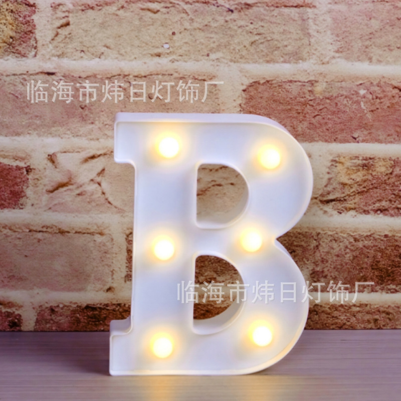 クロスボーダー発光アルファベットライト英数字ledライト誕生日プロポーズ告白アレンジシーン雰囲気装飾イルミネーション|undefined