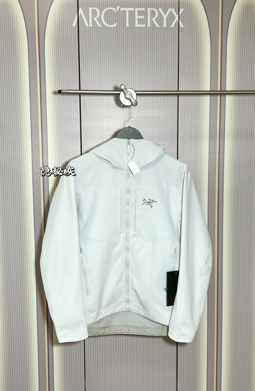 25S始祖茑CRONIN Cotton Overshirt弹力防风纯色保暖软壳连帽外套|undefined
