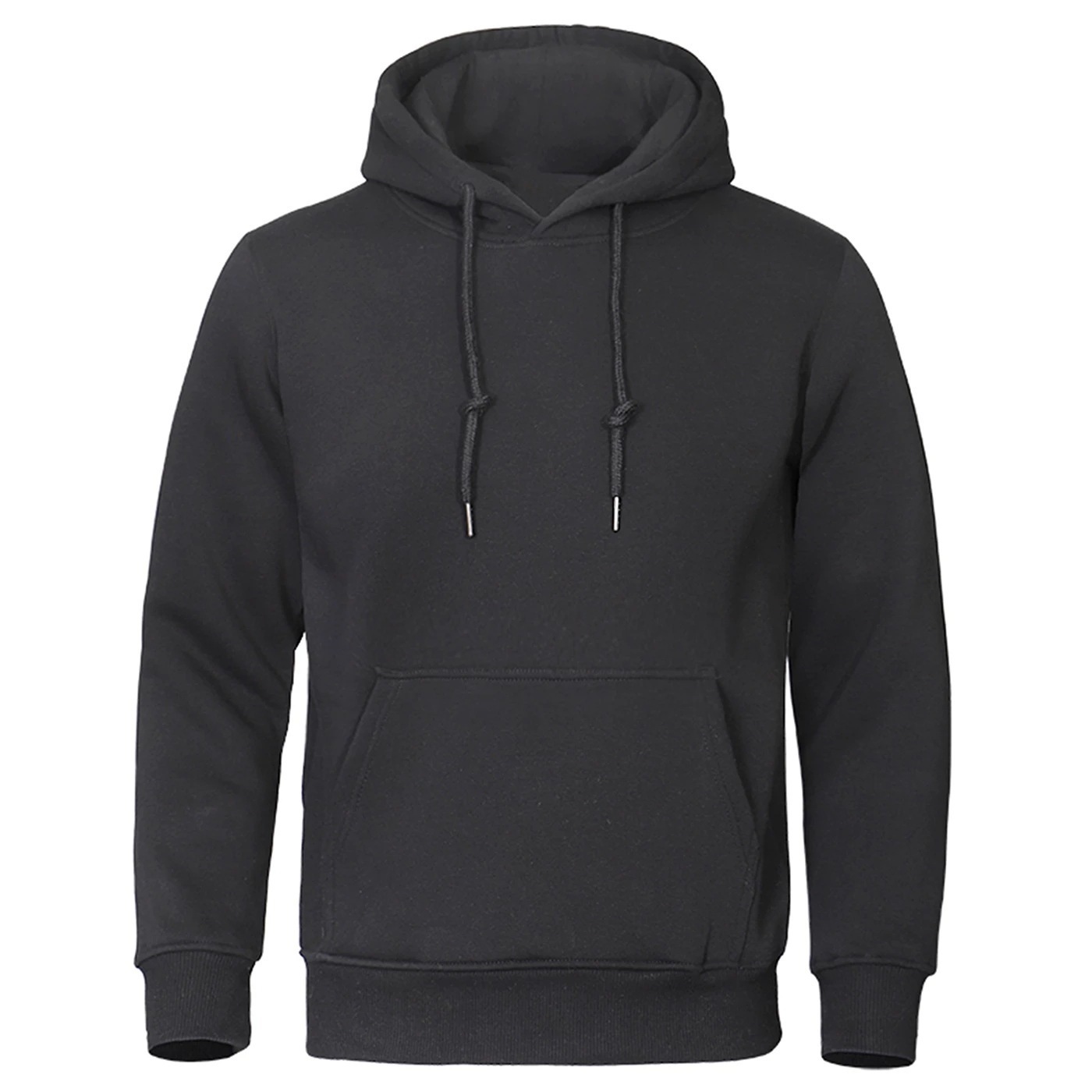1 New Men's Solid Color Outdoor Sports Casual Fleece Sweatshirt Jacket...._viptrois.com