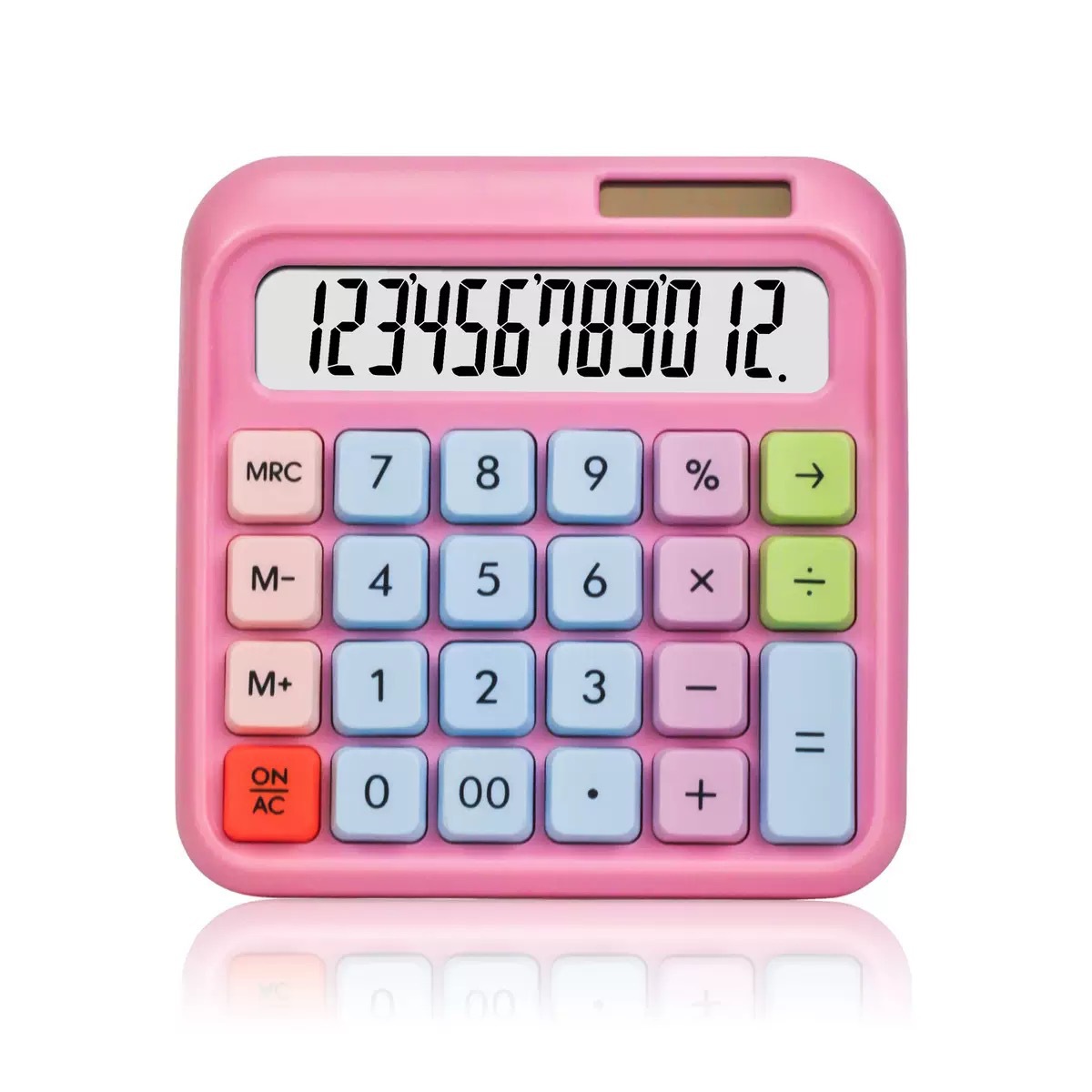 Calculadora de alto valor de color caramelo de dopamina, computadora solar multifuncional, oficina financiera para estudiantes al por mayor