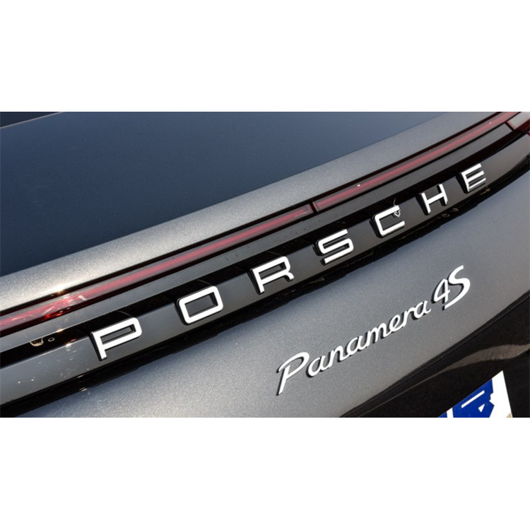 New Porsche Panamera car emblem, Panamera rear tail with English GTS lettering, 4S modification, Panamera Turbo
