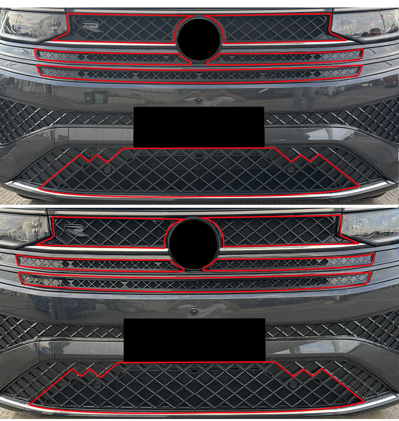 Suitable for Volkswagen Talagon 23-26 models, insect-proof net, protective net, snap-on installation, no disassembly required for modification