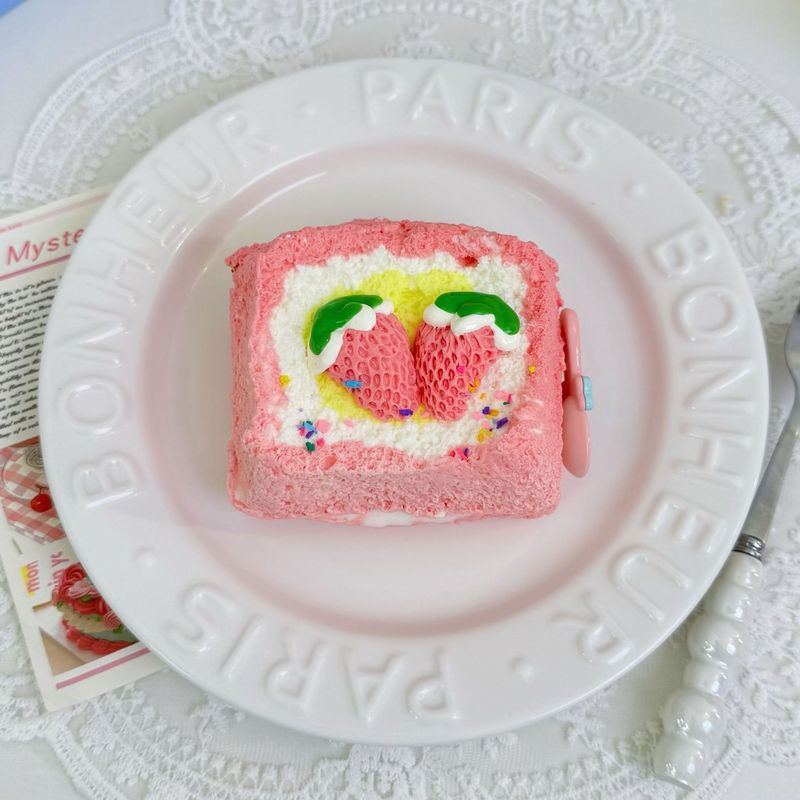 粉莓莓系列奶油泥干巴泥捏捏乐感食品级硅胶儿童玩具解压捏捏乐玩|undefined