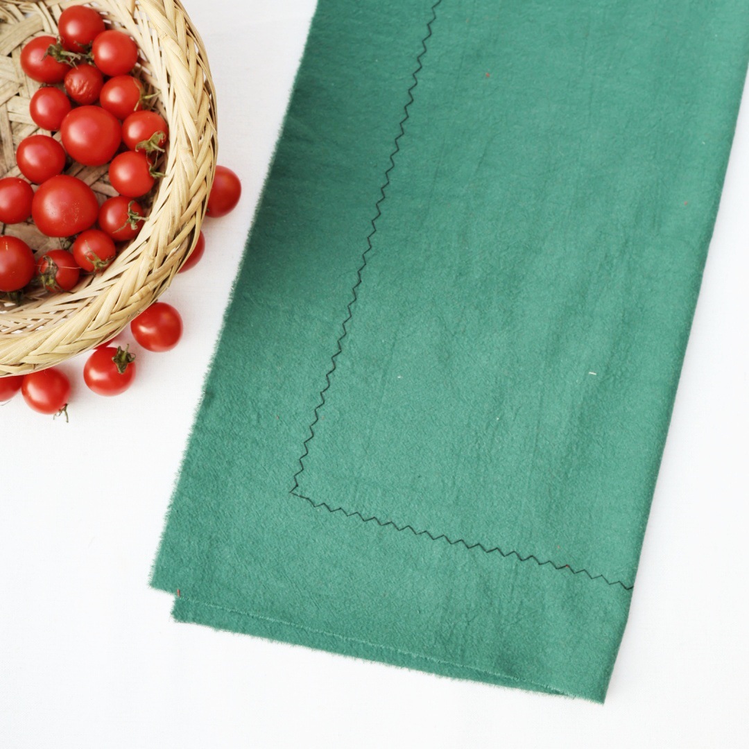 Servilleta lisa Algodón lavado Paño de boca de algodón puro Almohadilla de encaje Almohadilla de mesa Fondo de tiro gourmet Almohadilla de cocina transfronteriza Tela de servilleta