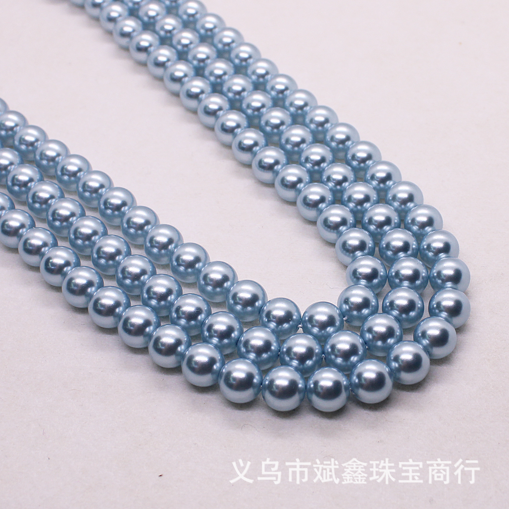 斌鑫ジュエリー7a高品質施家瑠璃真珠散珠直孔貝殻真珠diyアクセサリー部品バッチ