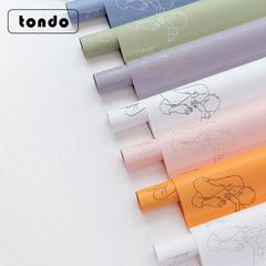 Tang De Valentine's Day Gift Jane Eyre Paper Hug Flowers Wrapping Paper Gift Bouquet Packaging Materials