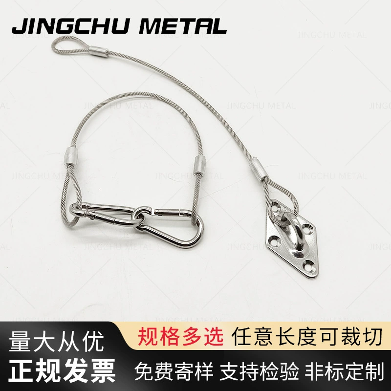 Пружинная Пряжка из нержавеющей стали и крюк из нержавеющей стали и прессованный трос такелаж страховочный трос производители комбинированных разбрасывателей