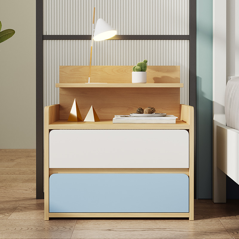 Nightstand Mini Simple Modern Small Household Bedroom Economical Nordic Bedside Shelf Simple Storage Cabinet