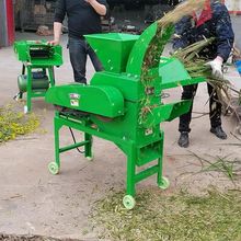 玉米秸秆粉碎机铡草揉丝机干湿两用牧草饲料碎草切碎机牛羊粉料