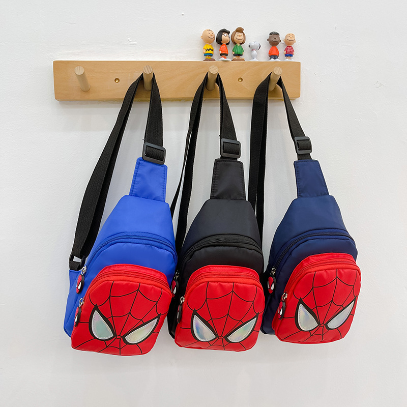 Moda bolso de los niños frescos 2022 nuevo chico guapo crossbody pequeño bolso de pecho versátil lienzo personalizado monedero