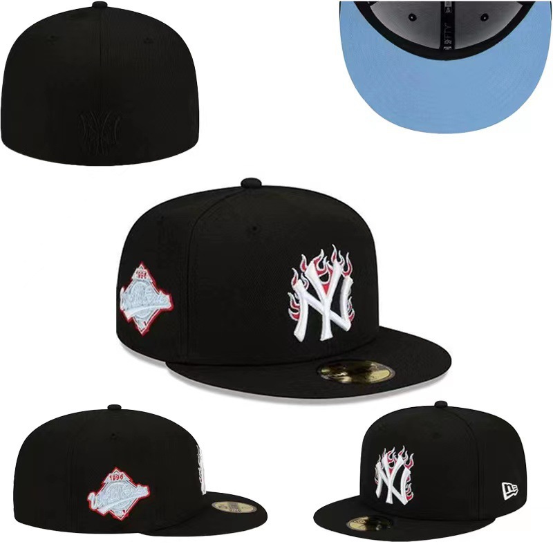 2024 comercio exterior nueva moda flanco equipo de béisbol masculino y femenino gorras de béisbol completamente cerradas baile callejero juvenil ala plana gorra de hip-hop