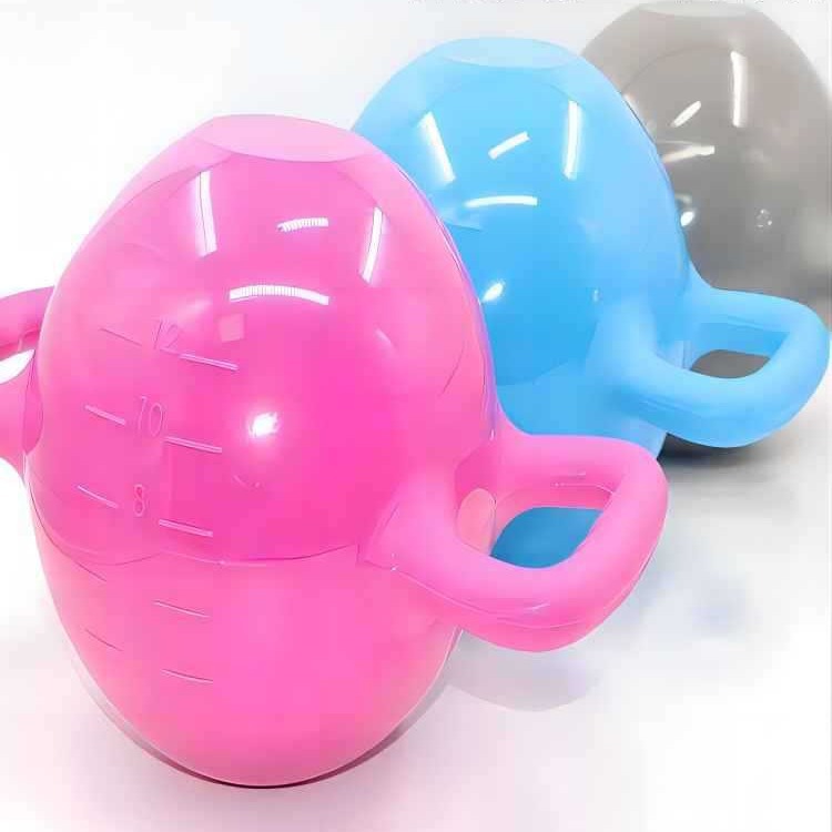 Yoga Fitness Kettle Bell Female Water Injection Kettle Bell Binaural Handle Sports Equipment Pilates Yoga Shaping Dumbbell Manufacturers