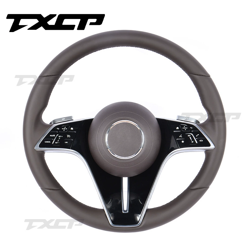 Suitable for Mercedes-Benz E-Class S-Class Maybach full leather assembly car modified steering wheel steering wheel assembly