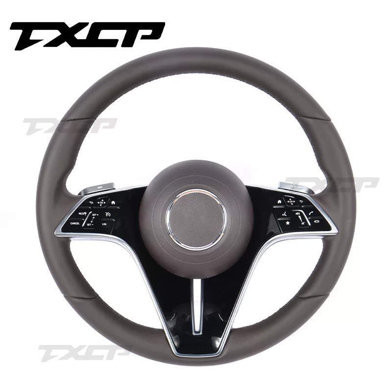 Suitable for Mercedes-Benz E-Class S-Class Maybach full leather assembly car modified steering wheel steering wheel assembly