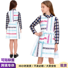 怪奇物语5cos服小十一连衣裙儿童演出服万圣节cosplay舞台扮演服