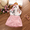 Set, summer children's clothing, jacket sleevless, children's clothing, wholesale