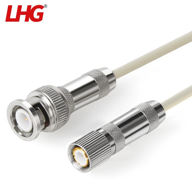 LHG 2M两兆线E1成品线SYV75-2-1射频同轴电缆DDF连接线L9-BNC单芯
