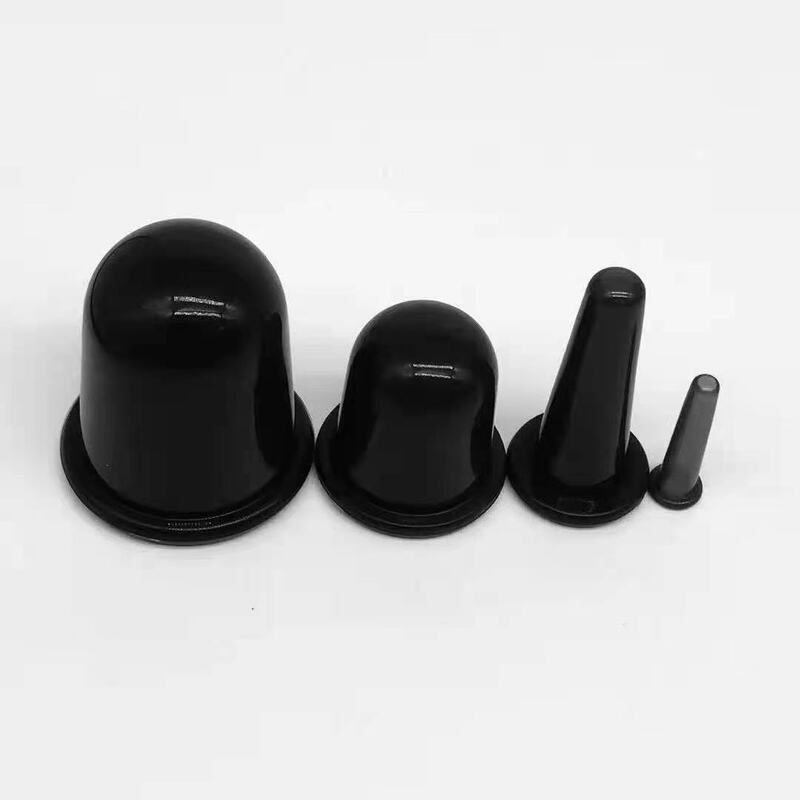 シリコン製カッピング器具 家庭用真空カッピング灸器 美容院健康維持経絡マッサージ4点セット 卸売 軽量|undefined