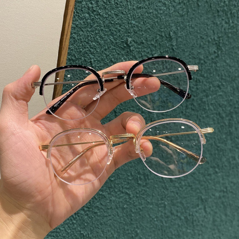 Eyeglass frame Ultralight Retro Round face glasses Spectacle frame face without makeup myopia glasses student