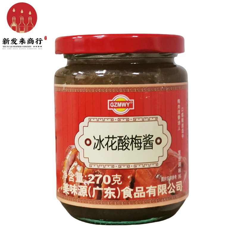 [270 г * 12 бутылок] Гуандун вкусный ледяной цветок кисло-сливовый соус комбинированная приправа