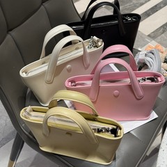 クロスボーダー速売通爆金キャンディー色ハンドバッグ女性2025新型ldahoファッションシンプル通勤女性バッグ