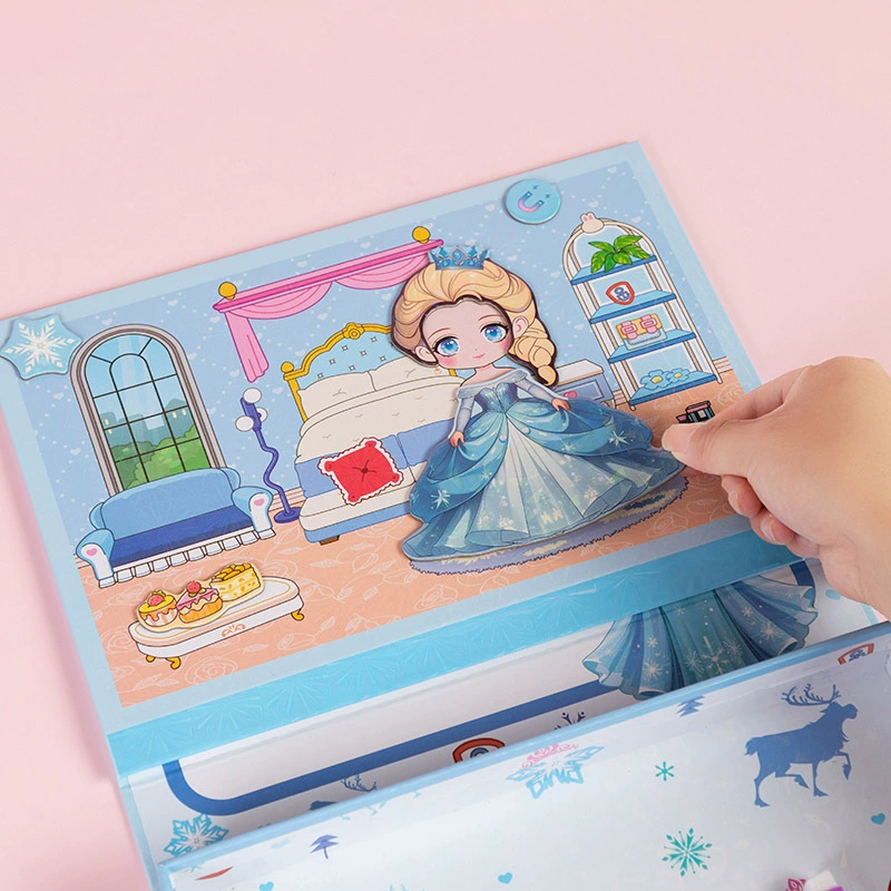 Magnetic magic gift box for princess, set, smart toy