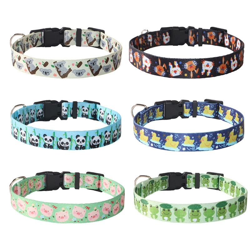 Amingge новый дизайн зоотоваров утолщенная лента зоопарк серии пластиковая пряжка ошейник для собак