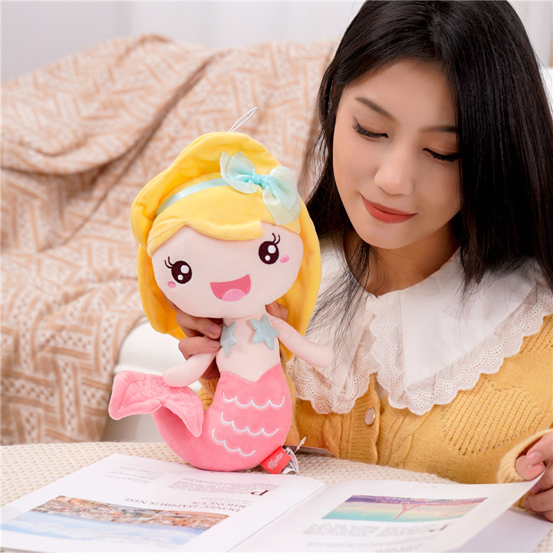 Capelon Q versión sirena princesa Peluche Muñeca de juguete muñeca niños niña almohada para dormir image 4