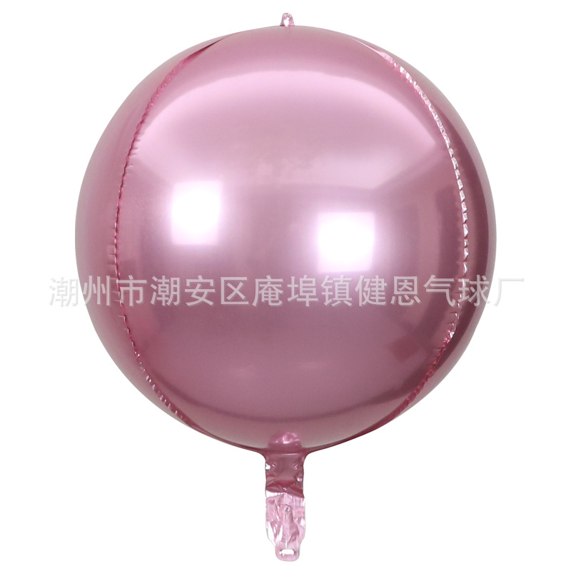 Globo aluminio redondo 4D grande