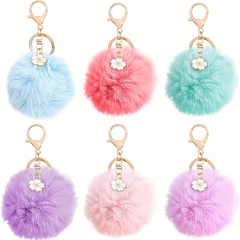 Bauhinia Rex conejo imitación conejo bola de piel de conejo colgante bola de piel sintética colgante llavero colgante equipaje accesorios de joyería