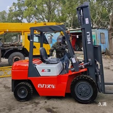 吨二手叉车吨抱叉车柴油叉车二手合力合力合力353夹电动叉车9成新