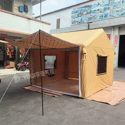 Yuqi Middle East Inflatable Tent Qatar Arabian Printing Cross-Border Foreign Trade Foreign Desert Camping Tent Customization (Avtomobil dam çadırları) - 300300200cm-arabic-style-3-4-people