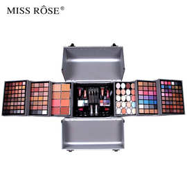 MISS ROSE 5色大码铝箱化妆箱套装 化妆师专用彩妆盒眼影盘彩妆